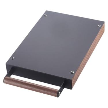 Imagem de Fenteer Caixa de extração de café expresso com alça de, recipiente para extração de café, gaveta para cozinha de restaurante e cafeteria