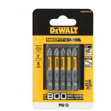 Imagem de Kit 5 bits philips dewalt ph2 50mm maxfit