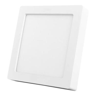 Imagem de Painel Led Slim Sobrepor Quadrado Black+Decker 24W 3000K
