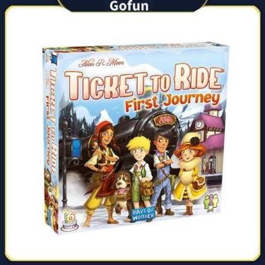 Imagem de Jogo de tabuleiro Ticket to Ride First Journey Europe  Mais de 6 anos