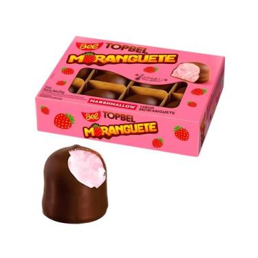 Imagem de Marshmallow TopBel Chocolate Moranguete - 12 Unidades