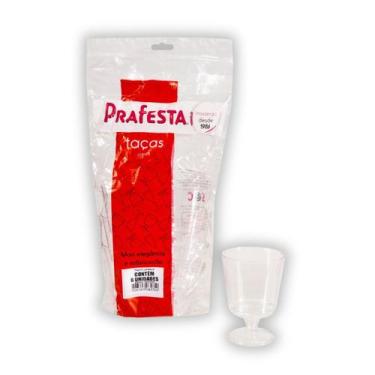 Imagem de Taça Florença Descartável 130ml Transparente 60 Un. (PraFesta) Taça p/
