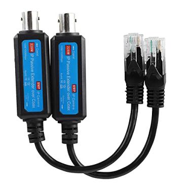 Imagem de Ethernet sobre coaxial, 1 par 10/100Mbps coaxial para adaptador Ethernet cabo coaxial transmissor receptor extensor coaxial, para câmera IP NVR