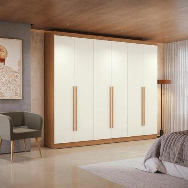 Imagem de Guarda-roupa Casal 6 Portas e 3 Gavetas Bigger Prime - Kappesberg