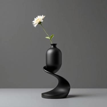 Imagem de Vaso Decorativo Elegante Europeu Artistico Enfeite para Sala/Escritorio/Banheiro