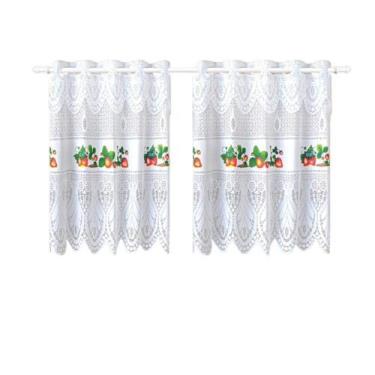 Imagem de Cortina Pia/vitro Bando Passione Renda Cozinha1,60x0,75x0,20 - Beija F