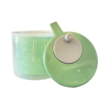 Imagem de Centrífuga Manual para Salada e Folhas – Secador de Verduras com Manivela, Secagem Rápida(Verde)