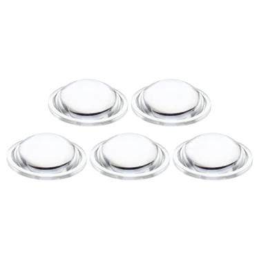 Imagem de Lente convexa plana de diâmetro de 42 mm de altura 13,5 mm, 5 peças de lente condensadora convexa ótica LED acrílica para lanterna de LED, lâmpada de cabeça de bicicleta, transparente