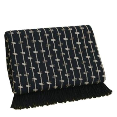 Imagem de Manta de Sofa, Manta para Sofa Grande de Algodão Capa Decorativa Protetora(tijol.Preto com branco)