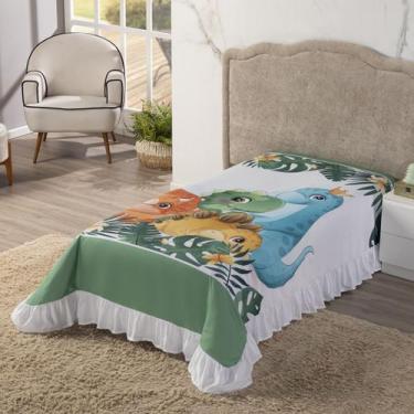 Imagem de Colcha Cobre Leito Solteiro Infantil Avulsa 1,70 X 2,30 Decoração, Qua