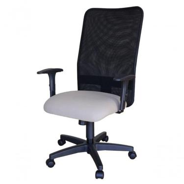 Imagem de Cadeira Para Escritório Encosto Em Tela Mesh Peruggia Cinza