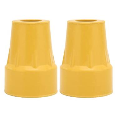 Imagem de Pontas de muleta de substituição para serviços pesados, antiderrapante, absorção de choque, pontas de muleta de borracha para pacientes com bengala, recuperação fraca, sem látex,