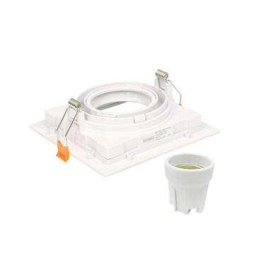 Imagem de Spot Embutir Conecta Quadrado Recuado Branco Par20 - Taschibra