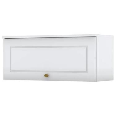 Imagem de Armario Aereo Basculante Mdf 80 Cm Americana C354 Branco Henn