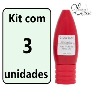 Imagem de -Kit Creme Glow Area Olhos Morango Kc (3 un.)- Max Love