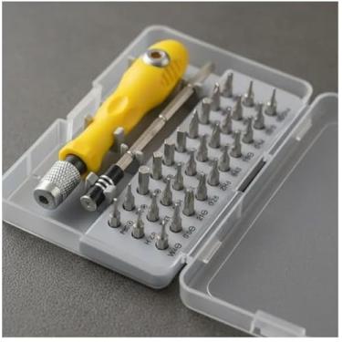 Imagem de Kit Jogo Chave Precisão Reparo Bits Magnetico 32 Pcs