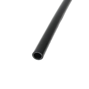 Imagem de I33T Tubo de silicone automotivo, mangueira de silicone de acoplador reto ID 1" (25 mm), mangueira universal de refrigeração de radiador de alta temperatura de 3 camadas (1 m) (preto)