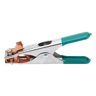 Imagem de Mavaol Braçadeira de aterramento de cobre 300A, alta capacidade de corrente, ampla abertura para aterramento seguro, para TIG, MIG, aplicações de soldagem industrial