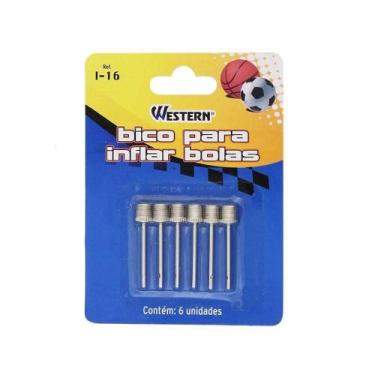 Imagem de Kit 6 Bicos para Inflar Bolas - Basquete, Volei, Futebol, Futsal e Out