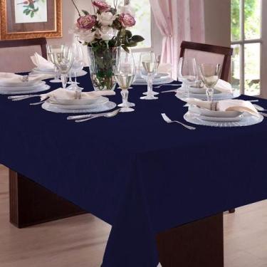Imagem de Toalha de Mesa Quadrada Jacquard Admirare 8 Lugares, Safira