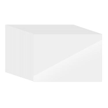 Imagem de PATIKIL 16 x 22 cm, 100 peças, folhas laminadas de 7 mil, etiquetas de bolsa de laminação de cartão de arquivo para cartões de permissão de trabalho