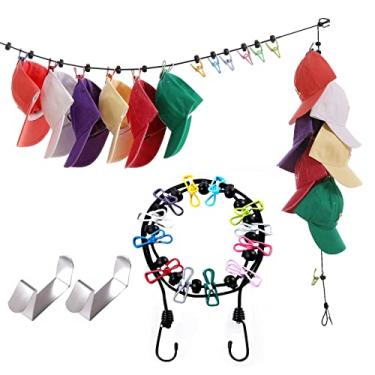 Imagem de Rack E Organizador de Chapéus, Suporte Para Bonés de Beisebol, Suporte Para Chapéus, Suporte Para Chapéus Sobre A Porta, Suporte Para Chapéus Para Porta, Suporte Para Chapéus Para Armário, Compor