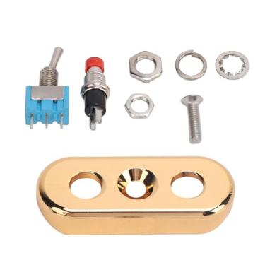 Imagem de Botão Interruptor do Guidão Motocicleta Auto Redefinição Parar Iniciar Chifre Luz Interruptor Alavanca para Atv Utv Bicicleta Sujeira (Interruptor de botão e interruptor de