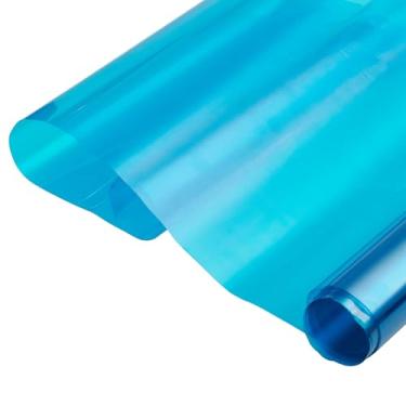 Imagem de AuMoHall Película transparente colorida para janela de privacidade diurna para casa e escritório, controle de calor anti-UV, película blackout com bloqueio solar para decoração de janelas em casa (50