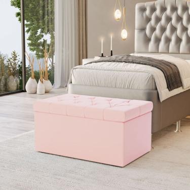 Imagem de Calçadeira Baú Sagitarius Para Cama de Solteiro 90cm no Tecido Courino - Agilidade e Elegância Aradecor