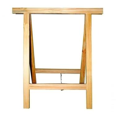 Imagem de Par De Cavaletes P/ Apoio Tampos Mesas Ateliê 80cm