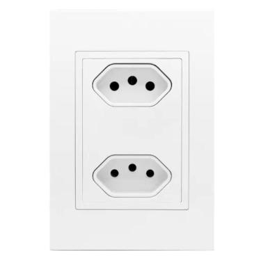 Imagem de Conjunto 2 Tomadas 4x2 10a Branca - Rvb-1000-32 - Ravenna Conjunto 4x2 2 Tomadas 10a Branca - Rvb-1000-32 - Ravenna