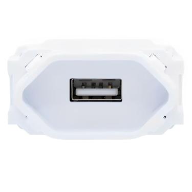 Imagem de Módulo Tomada Usb 2a Branco - Rvb-1200-3 - Ravenna