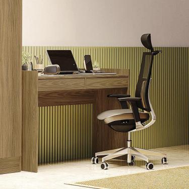 Imagem de Escrivaninha 2 Gavetas Kappesberg Adapt Nogueira