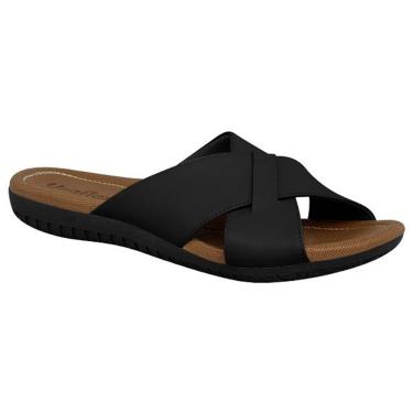 Imagem de Chinelo Slide Feminino Plataforma Preto Usaflex R1853-016