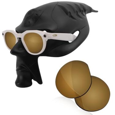 Imagem de RockShell Lentes polarizadas de substituição para óculos de sol inteligentes Oakley Meta HSTN OW8002 51 mm, Austin Gold Mirrorfirm - Geekpolar, One Size