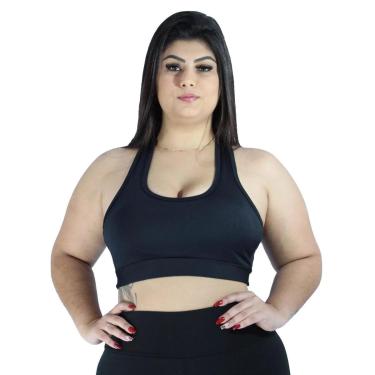 Imagem de Top Básico Nadador Plus Size Fitness Feminino G1 G2 G3 G4 Em Suplex Poliéster WOLFOX-Feminino