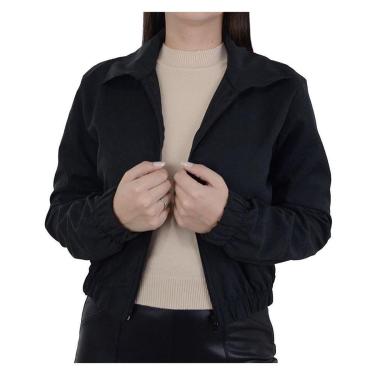 Imagem de Jaqueta Feminina Babicat Bomber Cupro Preta - B1857-Feminino