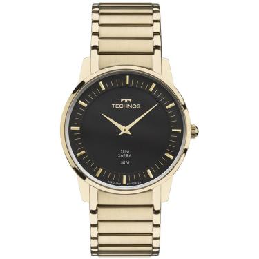 Imagem de Relógio Technos Masculino Slim Dourado - Gl22aa/1p