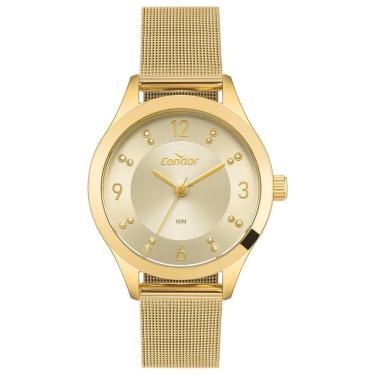 Imagem de Relógio Condor Feminino Dia A Dia Dourado - Co2035nqt-4x