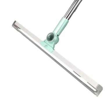 Imagem de Rodo de Silicone Para Limpeza de Piso Vidros Com Gancho Secos e Molhados Uso Duplo Vassoura Mágica, Uso Duplo na Cozinha, Banheiro e Área Externa - Prático e Higiênico