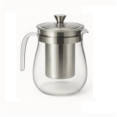 Imagem de Chaleira de Vidro 900 ml com Infusor de Aço Inox – Transparente para Chá & Infusões – Storeasy