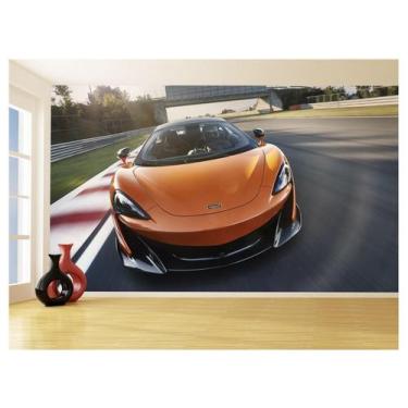 Imagem de Papel De Parede 3D Carro Mc Laren Pista Super 3,5M Car259 - Você Decor