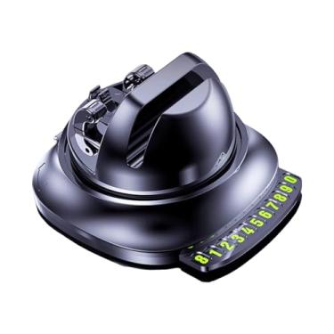 Imagem de Suporte Para Telemóvel No - Braçadeira Giratória de 360 Graus | Suporte Para Telemóvel No Tablier Com Placa De Estacionamento - Para Video Streaming Monitorização De Tráfego Viagens Em