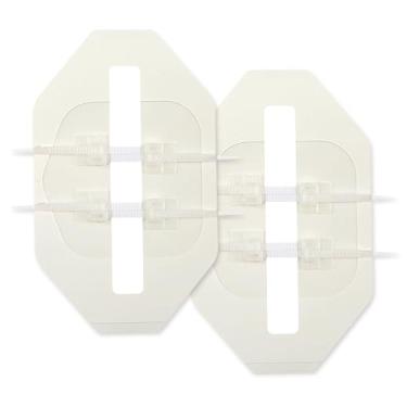 Imagem de Fecho de ferida | Kit de 2 folhas de ataduras de pontos de laceração - Tiras de fechamento de feridas com zíper de pele transparente para mulheres