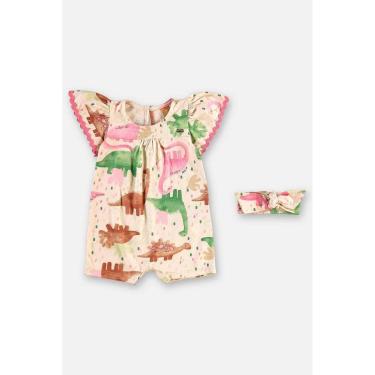 Imagem de Macaquinho e Faixa Dino para Bebê Up Baby-Feminino