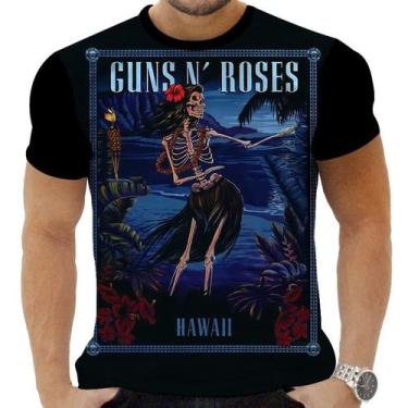 Imagem de Camiseta Camisa Personalizada Rock Guns N Roses Hard Rock 5 - Obsidian