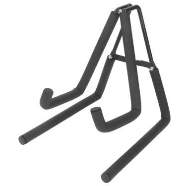 Imagem de Alomejor Suporte de Ukulele de Metal Dobrável Suporte Estável Antiderrapante Almofada de Esponja Rack de Exibição de Chão para Banjo Bandolim Violino