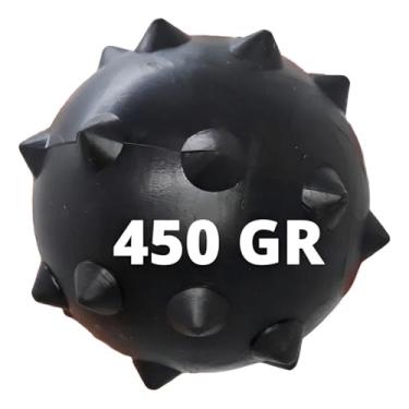 Imagem de Brinquedo Para Cães Bola Grande Maciça Extra Forte 95mm Cachorro destruidor (Preto)