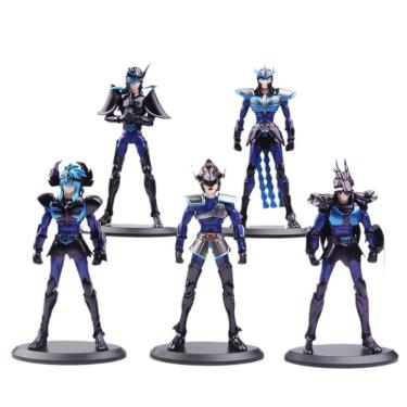 Imagem de Coleção de bonecos Saints Seiyas Blacks Pegasus x5
