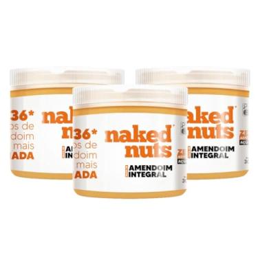 Imagem de Kit 3 Pasta De Amendoim Proteica Integral Zero Açúcar 300g - Naked Nuts